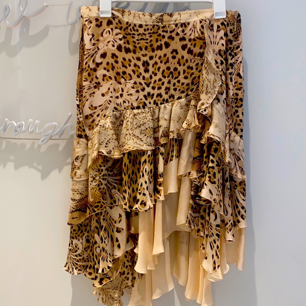 Roberto cavalli Silk skirt asymmetrical